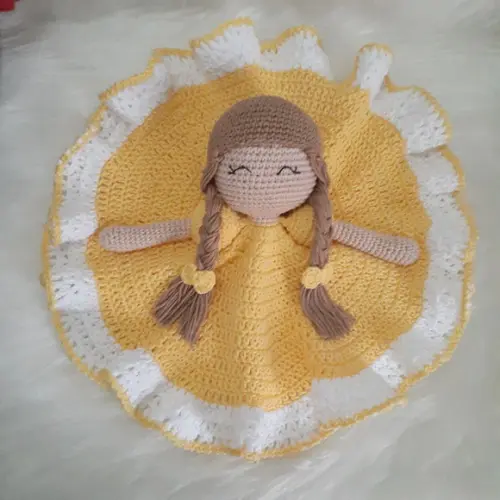 Naninha Menina Arco Amigurumi