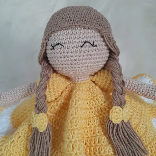 Naninha Menina Arco Amigurumi