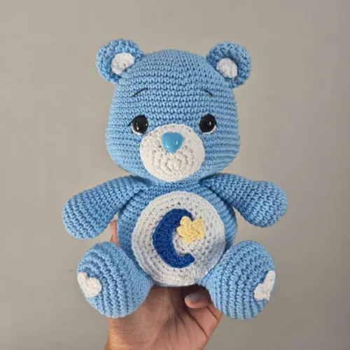 Urso Boa Noite Amigurumi Ursinho Carinhosos