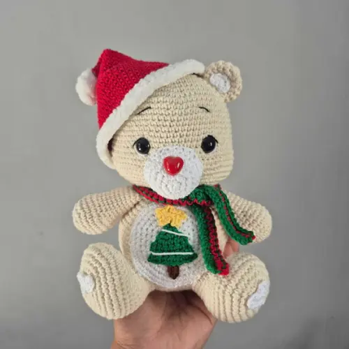 Urso de Natal Amigurumi Ursinho Carinhosos