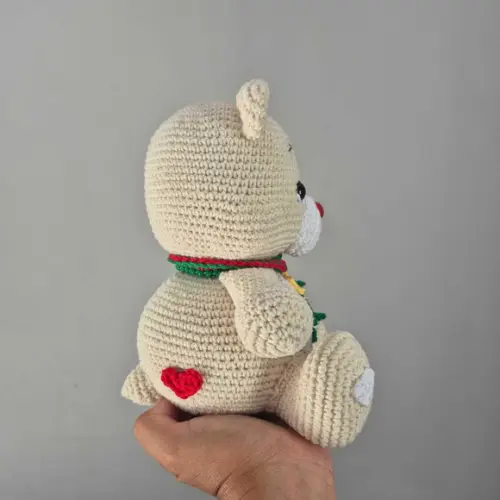 Ursinhos Carinhosos de Natal Amigurumi – Crochê Artesanal
