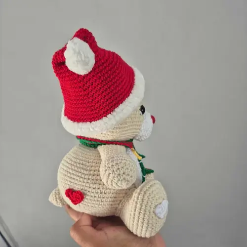 Ursinhos Carinhosos de Natal Amigurumi – Crochê Artesanal