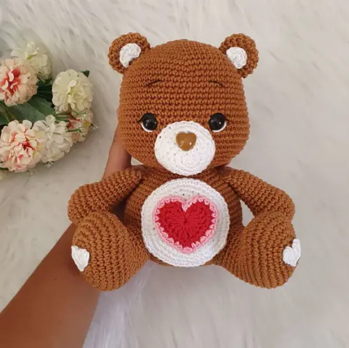 Urso Ternura Amigurumi Ursinho Carinhosos