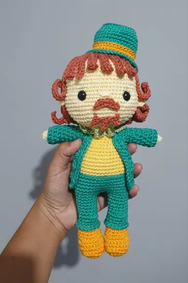 Boneco Visconde Amigurumi