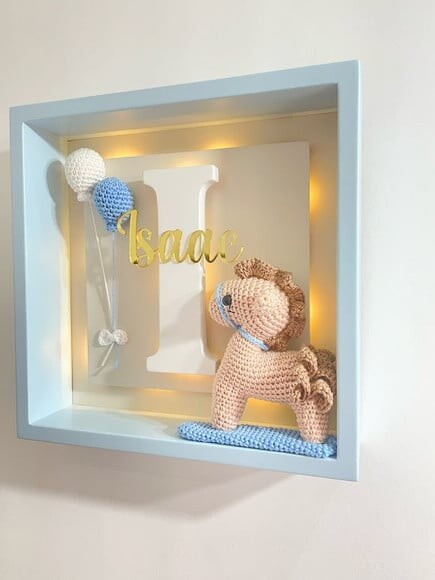 Enfeite Porta Maternidade com Luz de Led