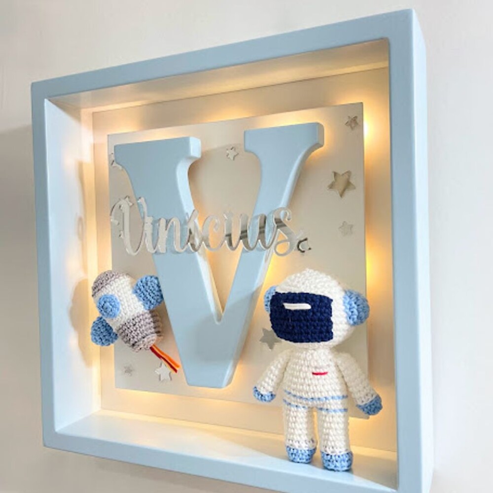 Enfeite Porta Maternidade com Luz de Led