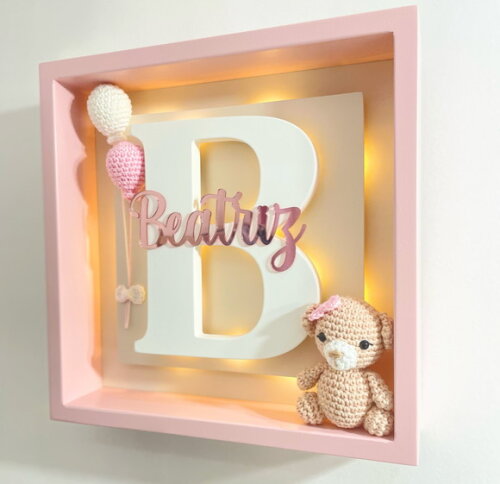 Enfeite Porta Maternidade com Luz de Led