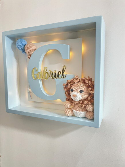 Enfeite Porta Maternidade com Luz de Led
