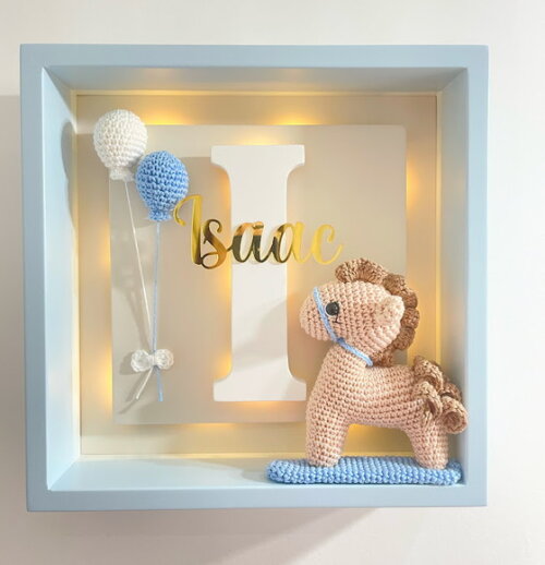 Enfeite Porta Maternidade com Luz de Led