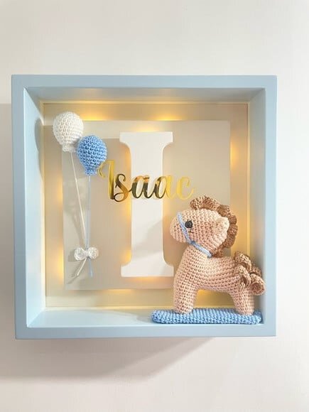 Enfeite Porta Maternidade com Luz de Led