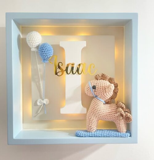 Enfeite Porta Maternidade com Luz de Led