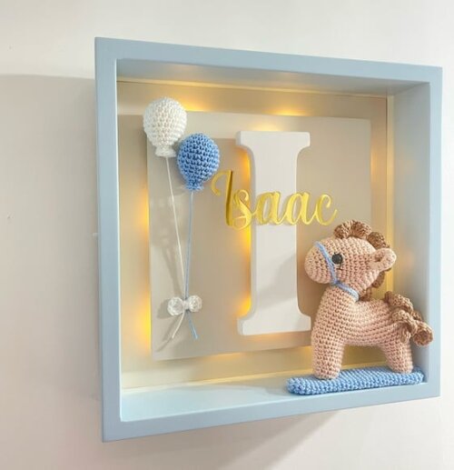 Enfeite Porta Maternidade com Luz de Led