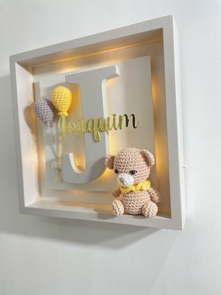 Enfeite Porta Maternidade com Luz de Led