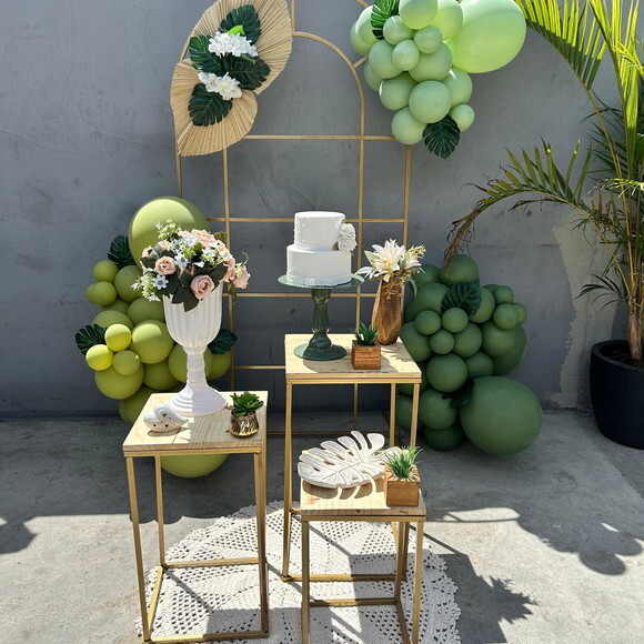 Decoração Idade Adulto/noivado/casamento- Verde -alugu