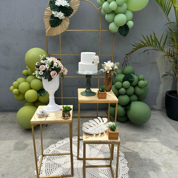 Decoração Idade Adulto/noivado/casamento- Verde -alugu