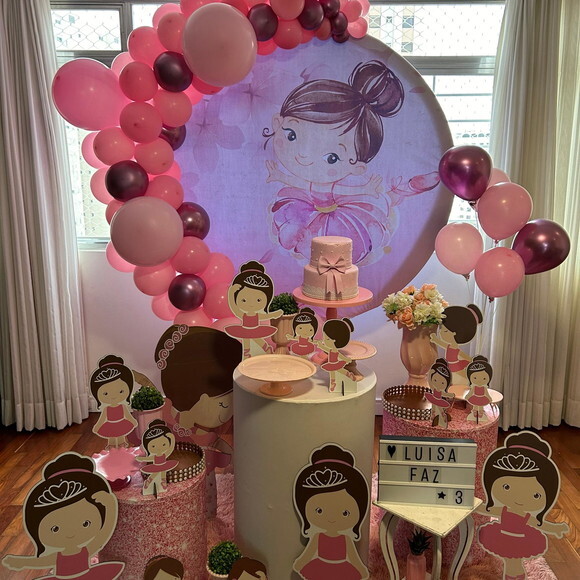 Mesa de Decoração Bailarina - Aluguel
