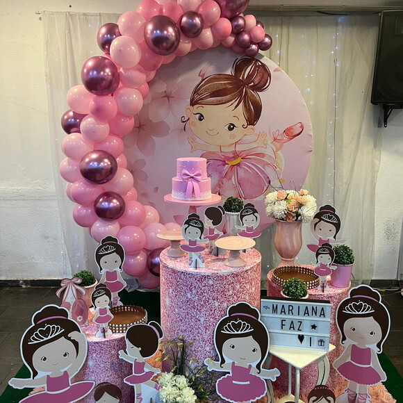Mesa de Decoração Bailarina - Aluguel