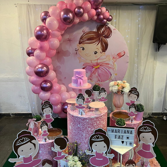 Mesa de Decoração Bailarina - Aluguel