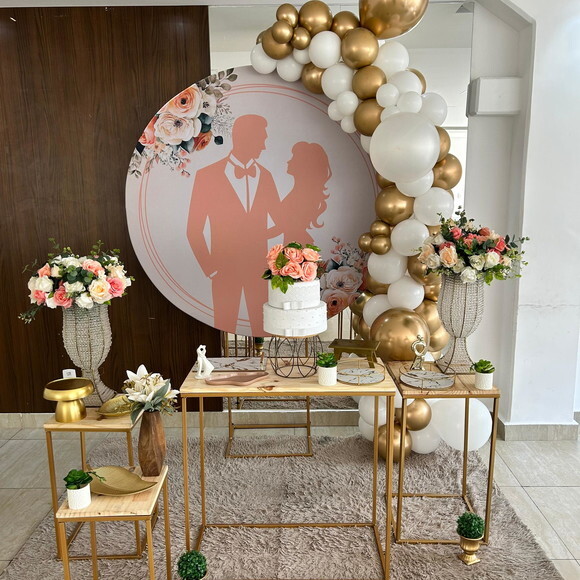 Mesa de Decoração Bodas/casamento - Aluguel