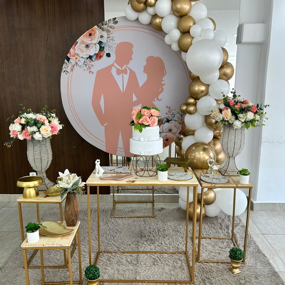 Mesa de Decoração Bodas/casamento - Aluguel