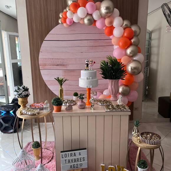 Mesa de Decoração Bodas/casamento - Aluguel