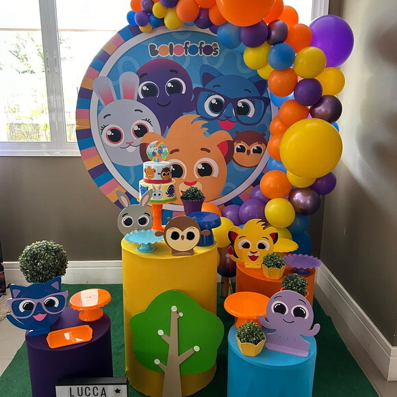 Mesa de Decoração Bolofofos - Aluguel
