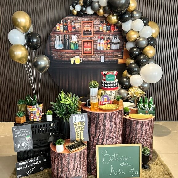 Mesa de Decoração Boteco/bar - Aluguel