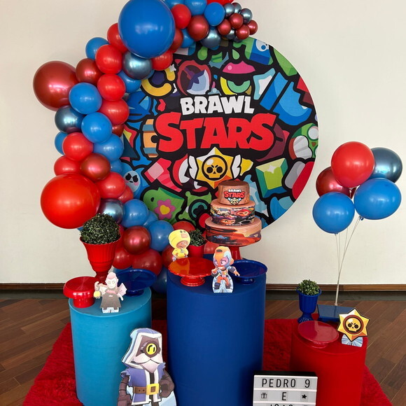 Mesa de Decoração Brawl Stars - Aluguel