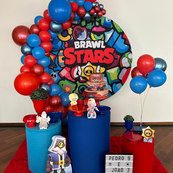 Mesa de Decoração Brawl Stars - Aluguel