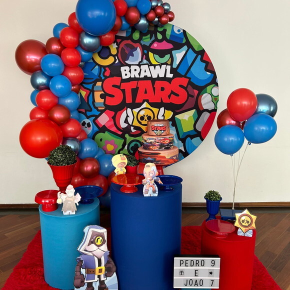Mesa de Decoração Brawl Stars - Aluguel
