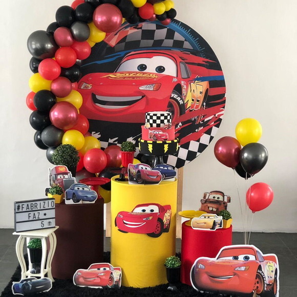 Mesa de Decoração Carros - Aluguel