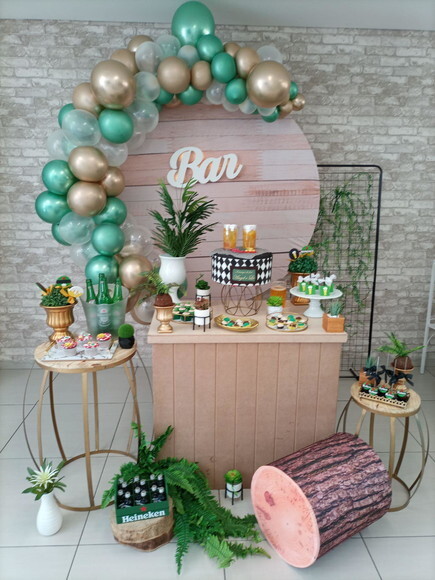 Mesa de Decoração Chá Bar/ Boteco - Aluguel