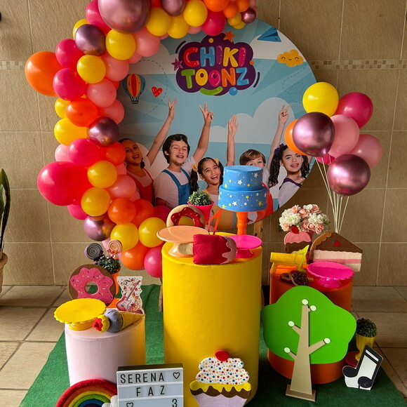 Mesa de Decoração Chikitoonz - Aluguel