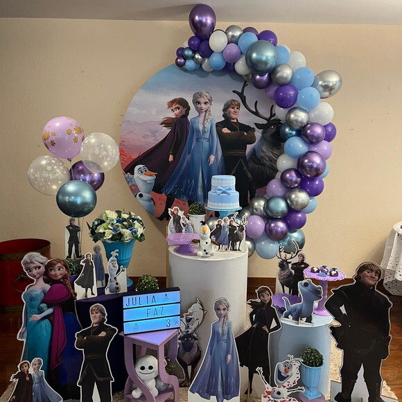 Mesa de Decoração Frozen - Aluguel