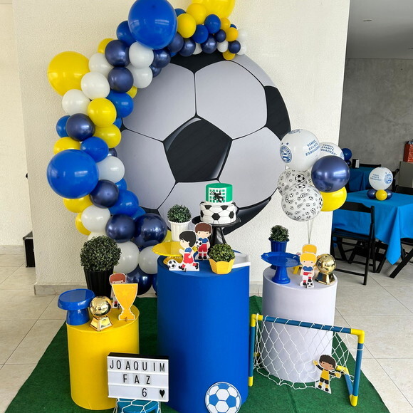 Mesa de Decoração Futebol - Aluguel