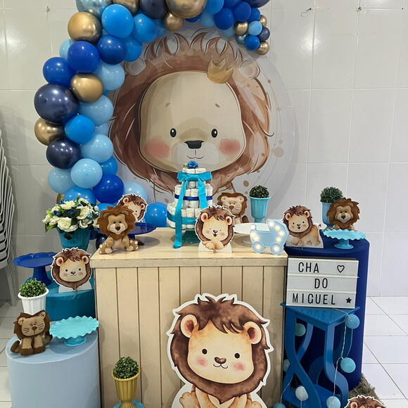 Mesa de Decoração Leãozinho - Aluguel