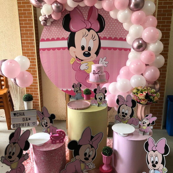 Mesa de Decoração Minnie Baby - Aluguel