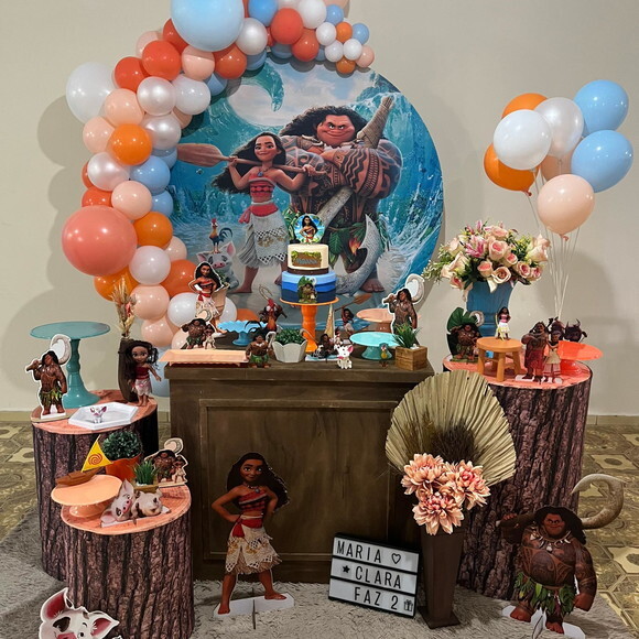 Mesa de Decoração Moana - Aluguel