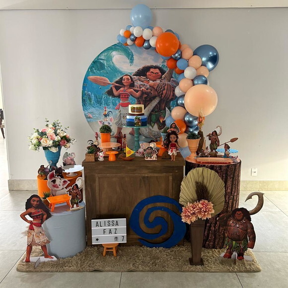Mesa de Decoração Moana - Aluguel