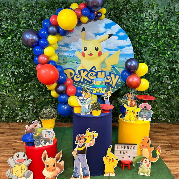 Mesa de Decoração Pokemon - Aluguel