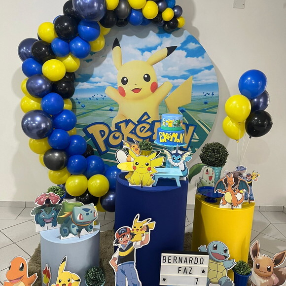 Mesa de Decoração Pokemon - Aluguel