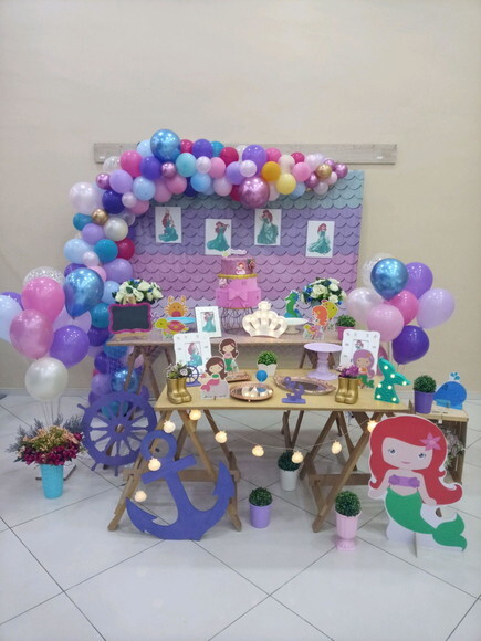 Mesa de Decoração Sereias (a Ser Atualizada) - Aluguel