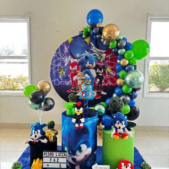 Mesa de Decoração Sonic - Aluguel