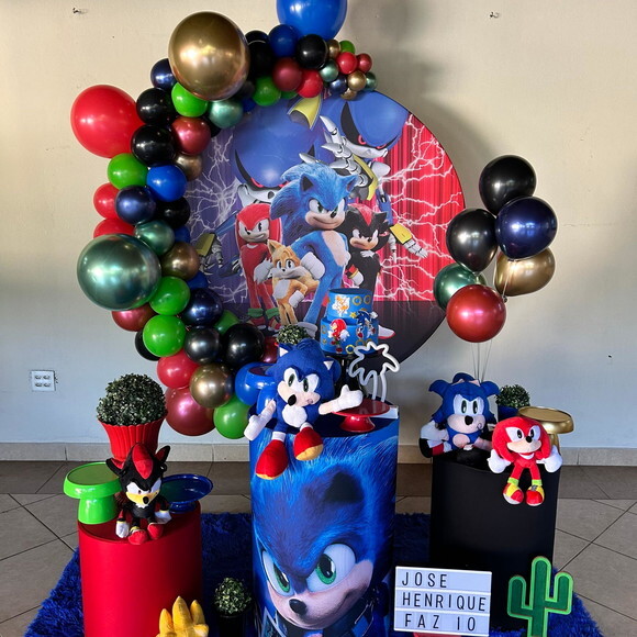 Mesa de Decoração Sonic - Aluguel