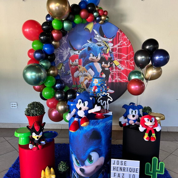 Mesa de Decoração Sonic - Aluguel