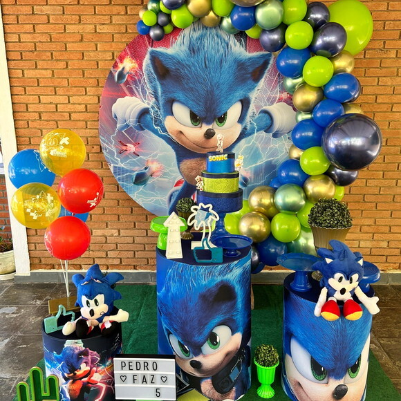 Mesa de Decoração Sonic - Aluguel
