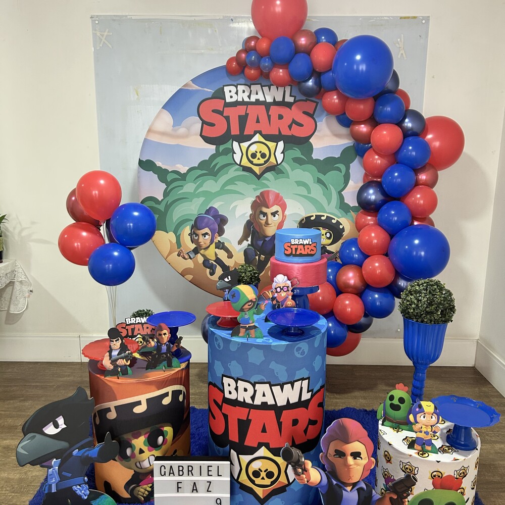 Aluguel decoração Brawl Stars