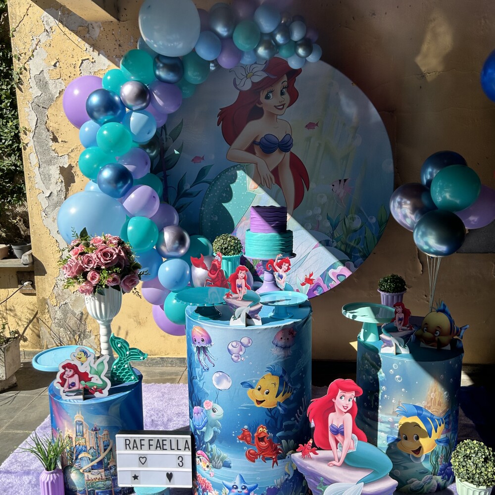 Aluguel decoração A Pequena Sereia/ Ariel