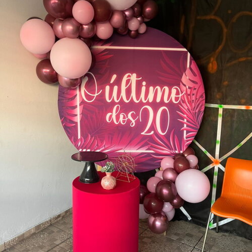 Mesa de Decoração 29 Anos- o Último dos 20 - Aluguel