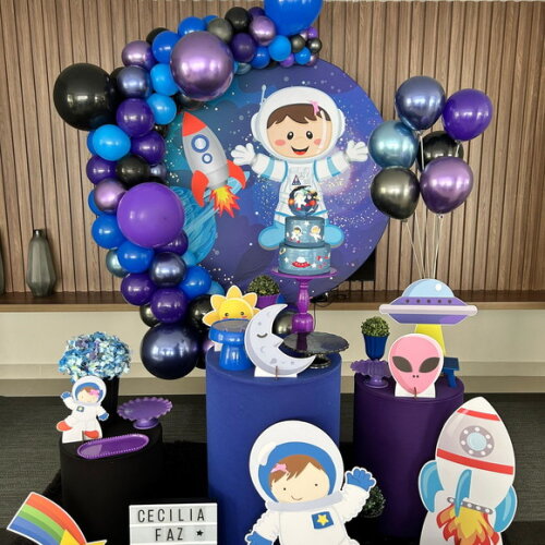 Mesa de Decoração Astronauta - Aluguel